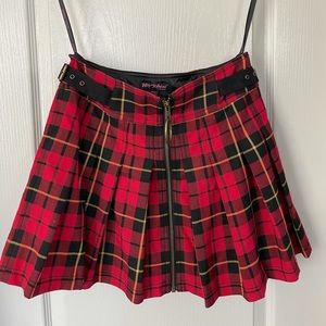 Betsey Johnson Plaid Skirt size 4